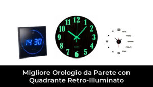 48 Migliore Orologio Da Parete Con Quadrante Retro Illuminato Nel 2022